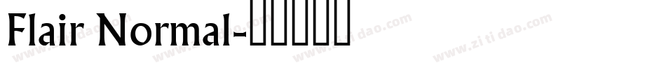 Flair Normal字体转换